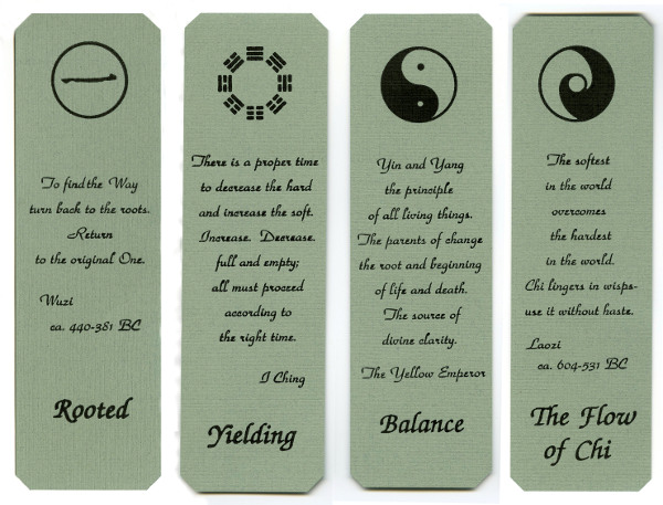 2014 Letterpress Printed Bookmarks